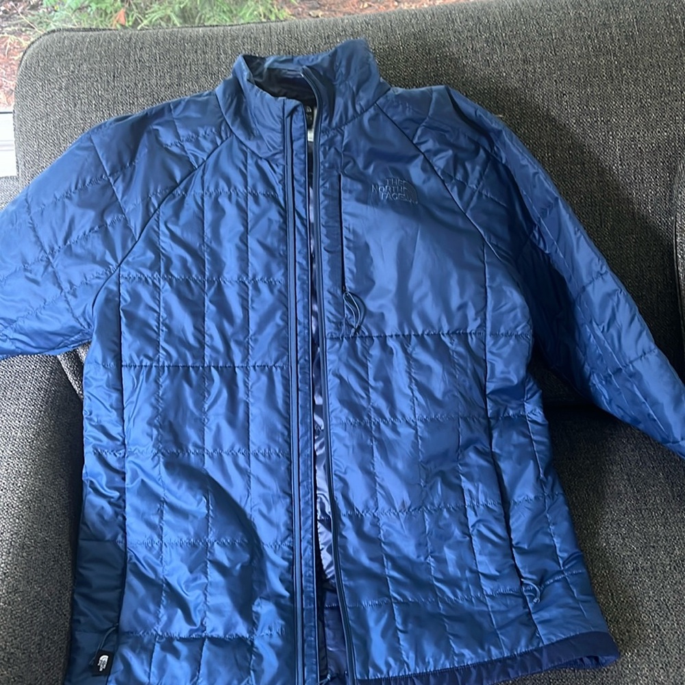 North Face Puffer Jacket, Medium, Blue, Never Worn